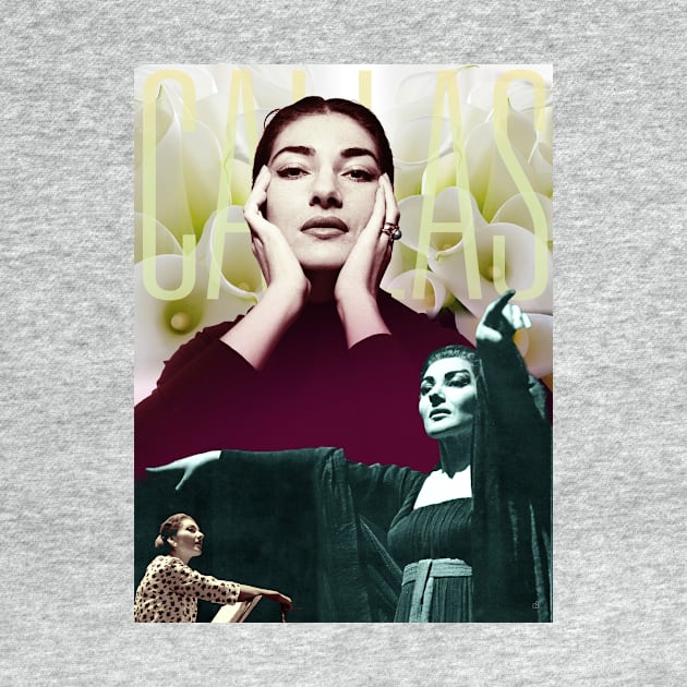 Maria Callas Collage Portrait by Dez53